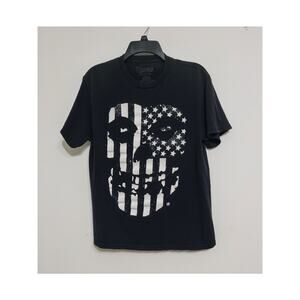 Misfits‎ T-shirt featuring the iconic skull with American flag sz M punk rock